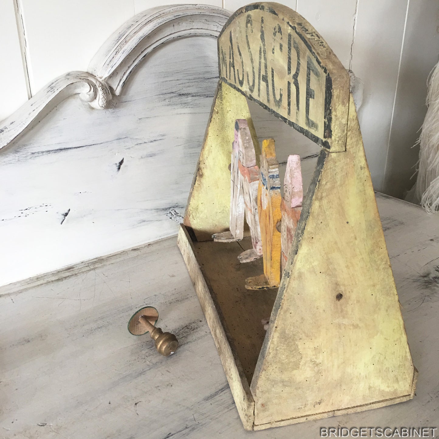 1900s French Jeu de Massacre Game Toy
