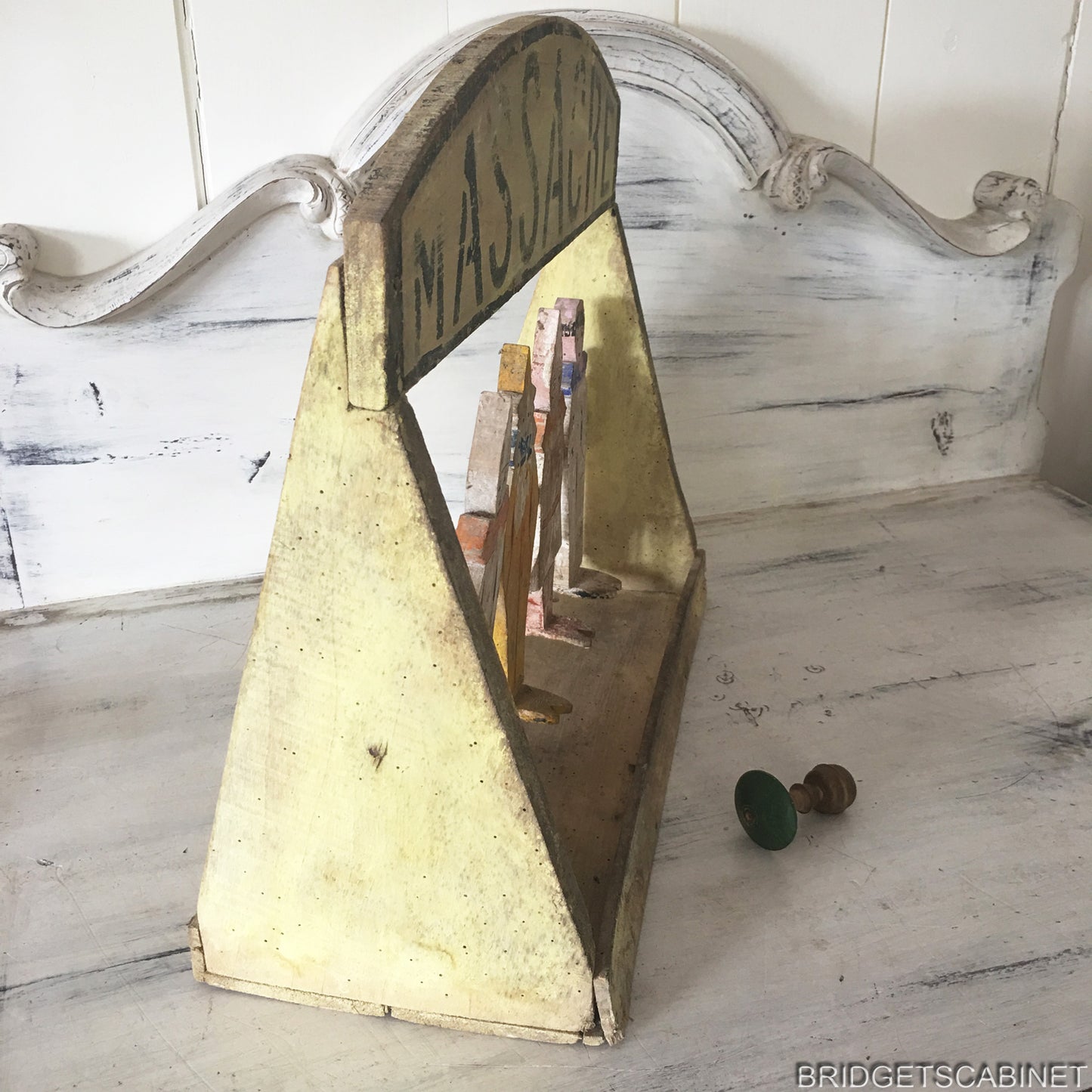 1900s French Jeu de Massacre Game Toy