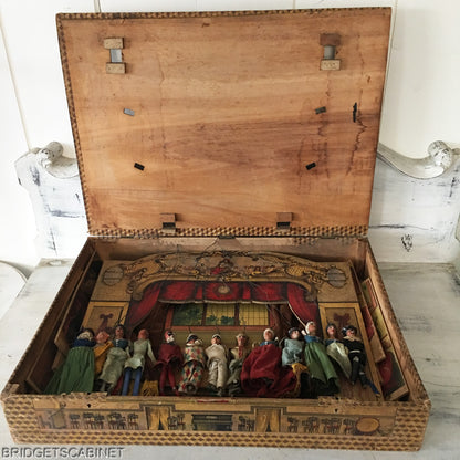 1900s Commedia Dell'Arte Puppet Theater