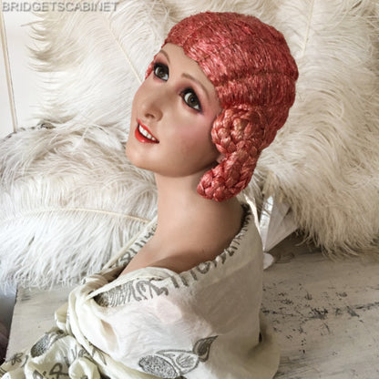 1920s P.Imans Wax Bust Gaby