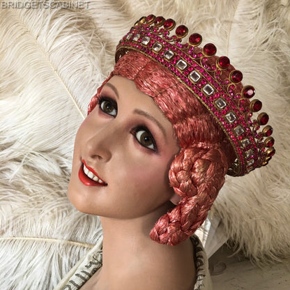 1920s P.Imans Wax Bust Gaby