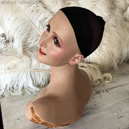 1920s P.Imans Wax Bust Gaby