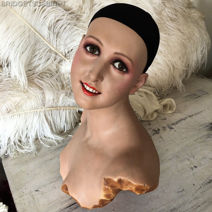 1920s P.Imans Wax Bust Gaby
