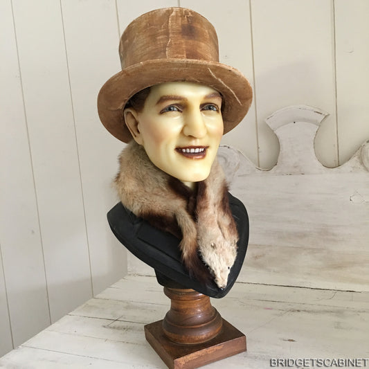 1920s Siegel Wax Countertop Bust