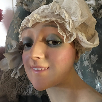 1920s Art Deco Wax Bust