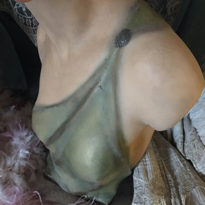 1920s Art Deco Wax Bust