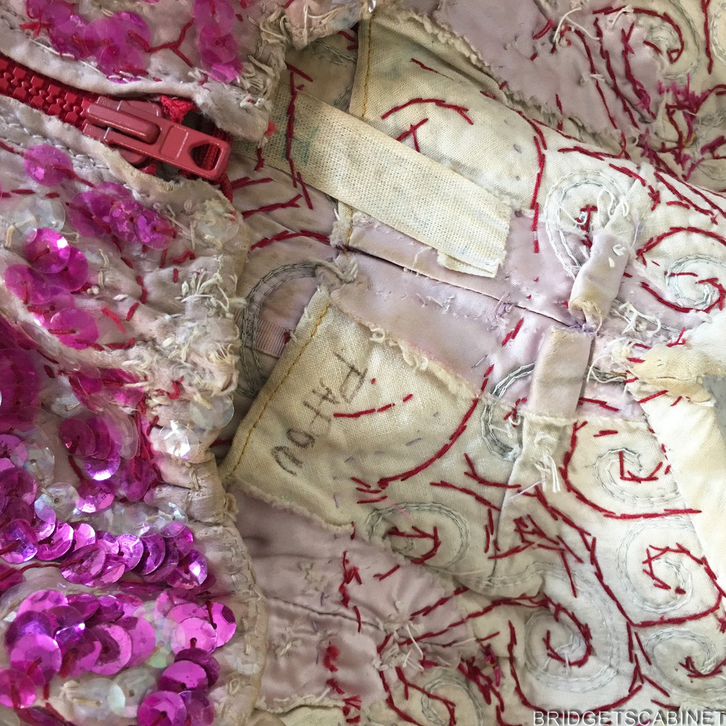 Vintage 1950s Folies Bergeres Dance Costume Burlesque