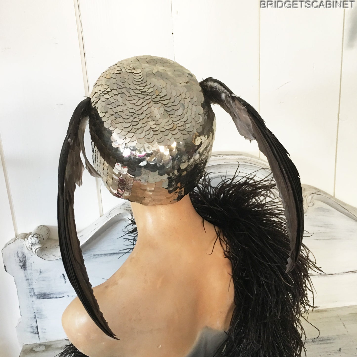 1930s Folies Bergeres Sequin Stage Headdress