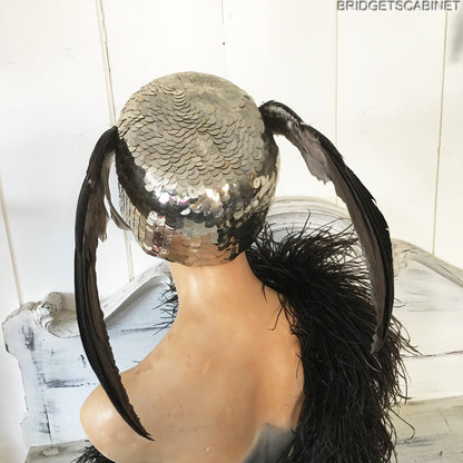 1930s Folies Bergeres Sequin Stage Headdress