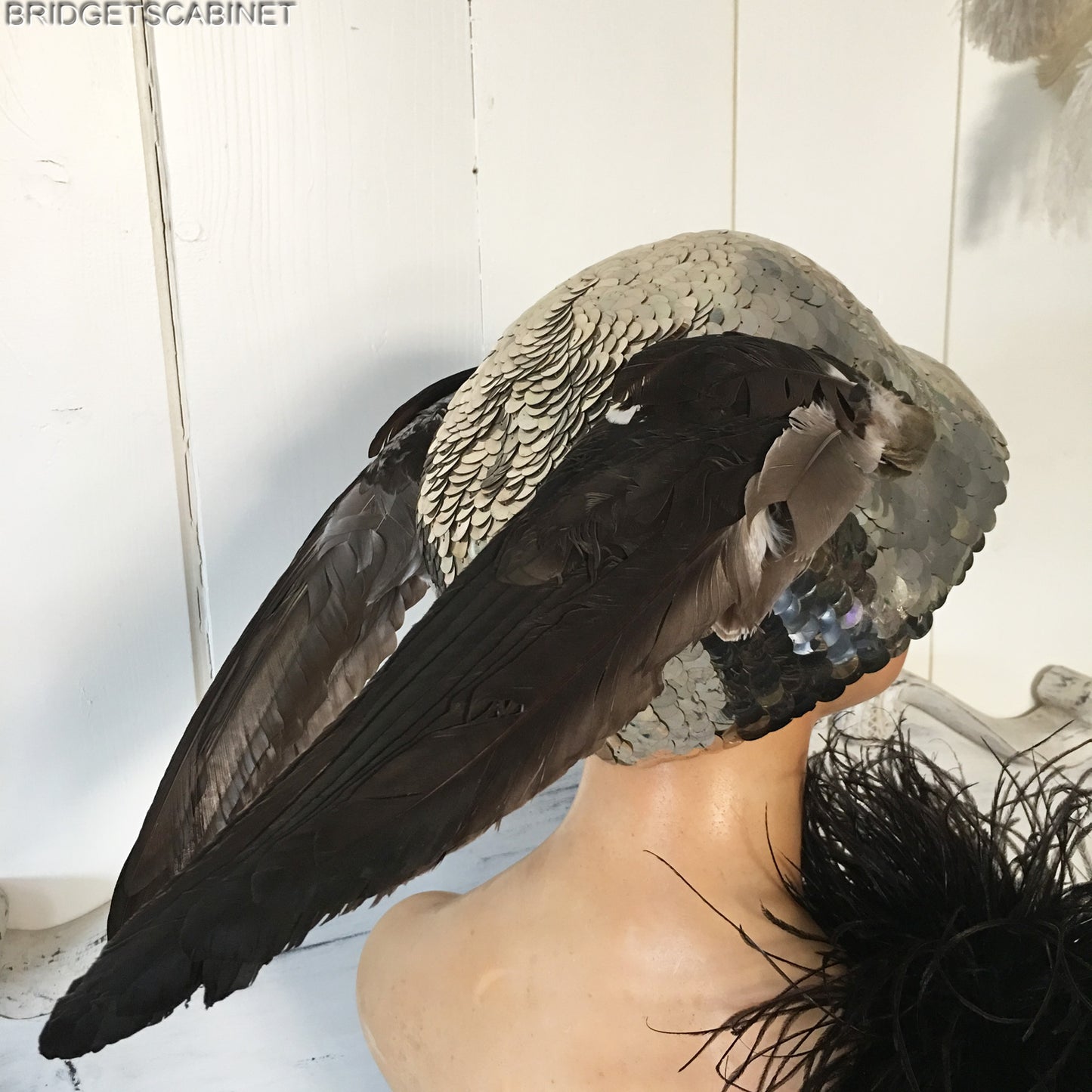 1930s Folies Bergeres Sequin Stage Headdress