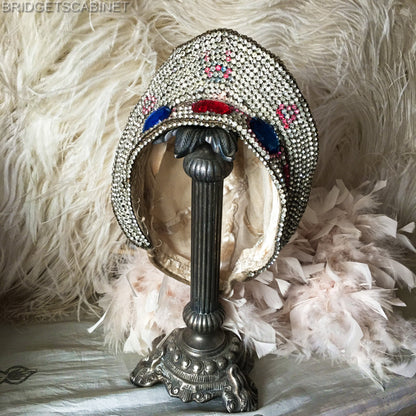 1920s Stage Theater Headdress Filled Rhinestones
