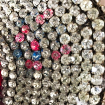 1920s Stage Theater Headdress Filled Rhinestones