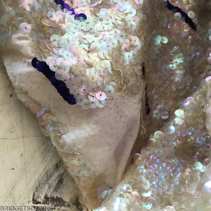 1940s Sequin Vintage Evening Show Dress