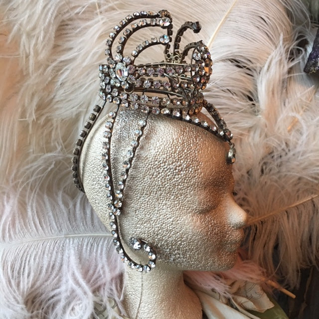 1920s Revue Follies Stage Headdress Crown