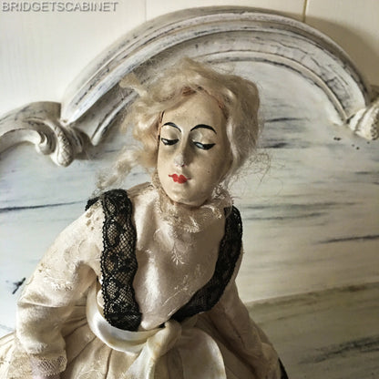 Antique Lilli Baitz Half Doll
