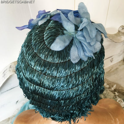 1920s Blue Flapper Wig