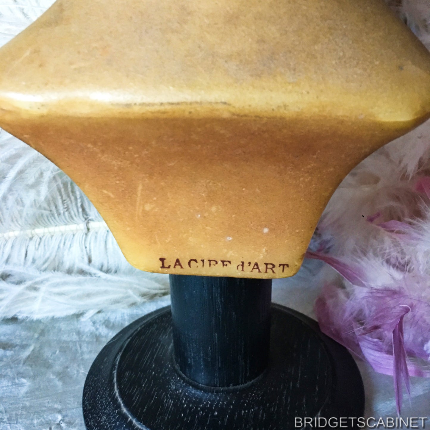 1900s Counter Top Wax Child Head