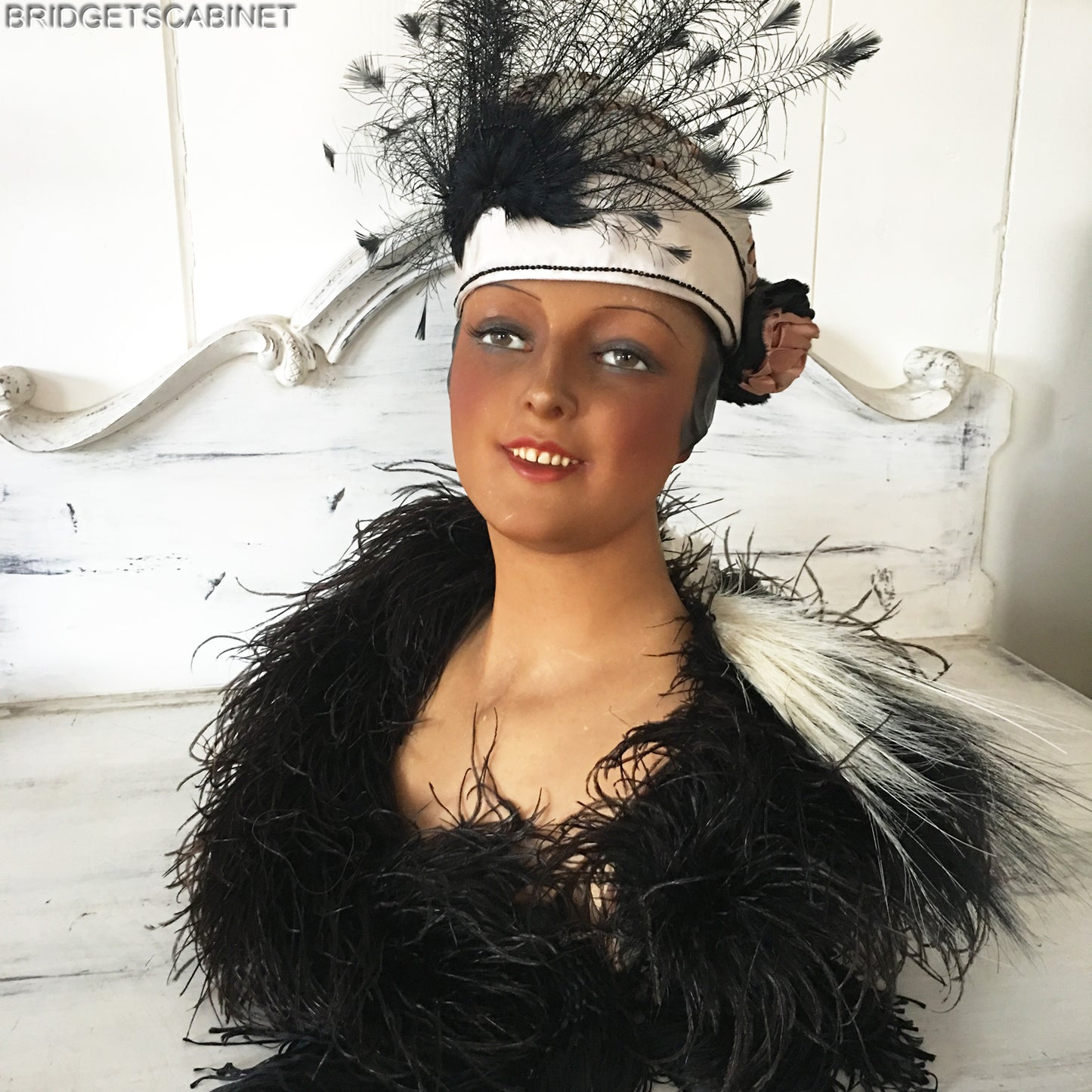 1920s Belgian Wax Bust