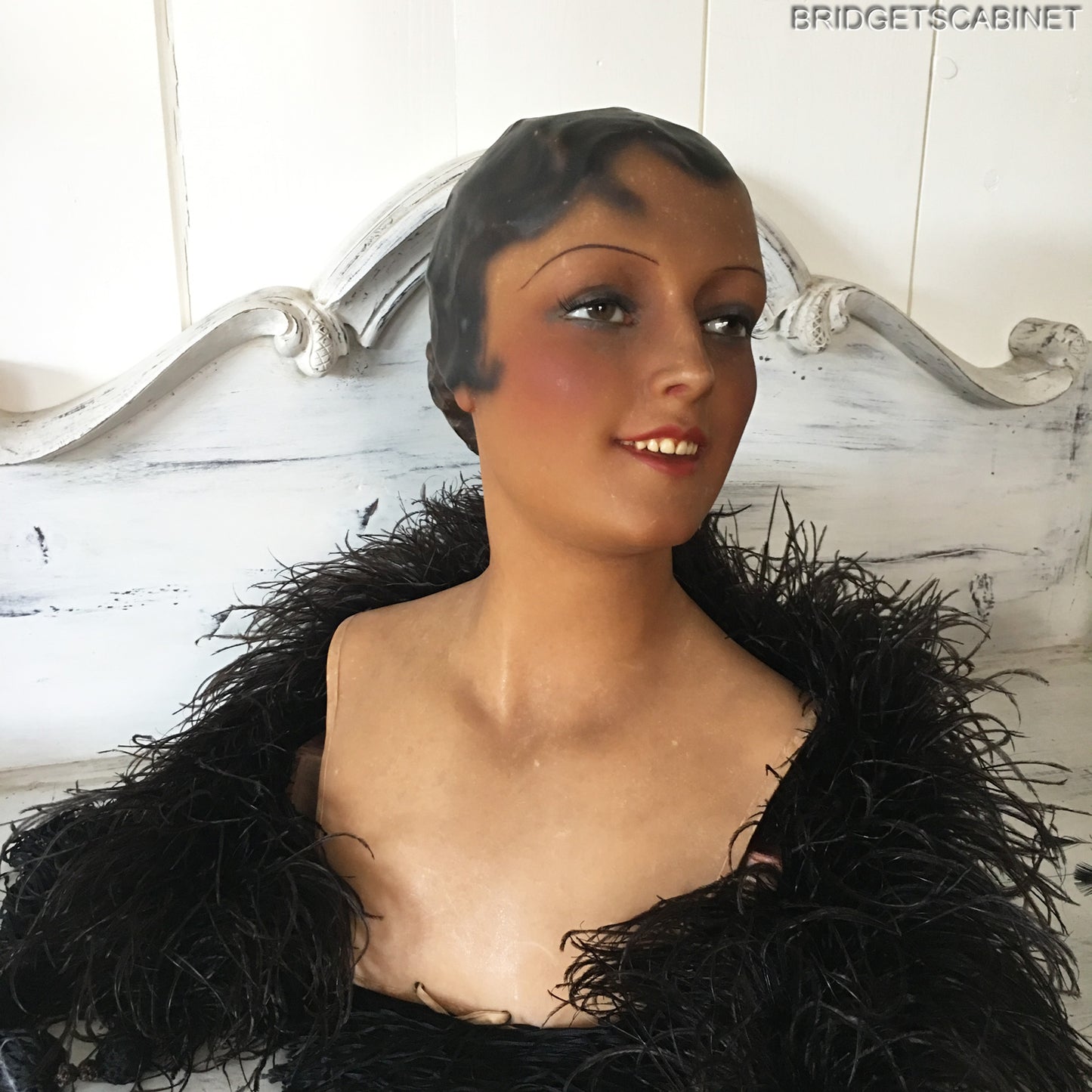 1920s Belgian Wax Bust