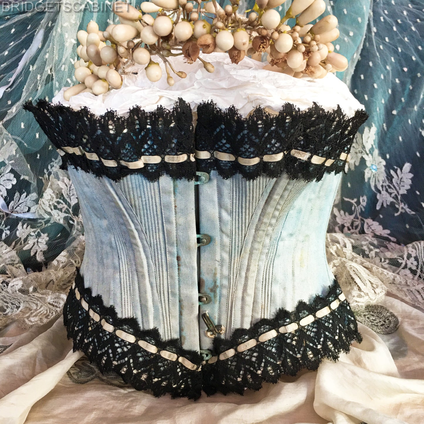 Antique Wasp Waist Corset Victorian