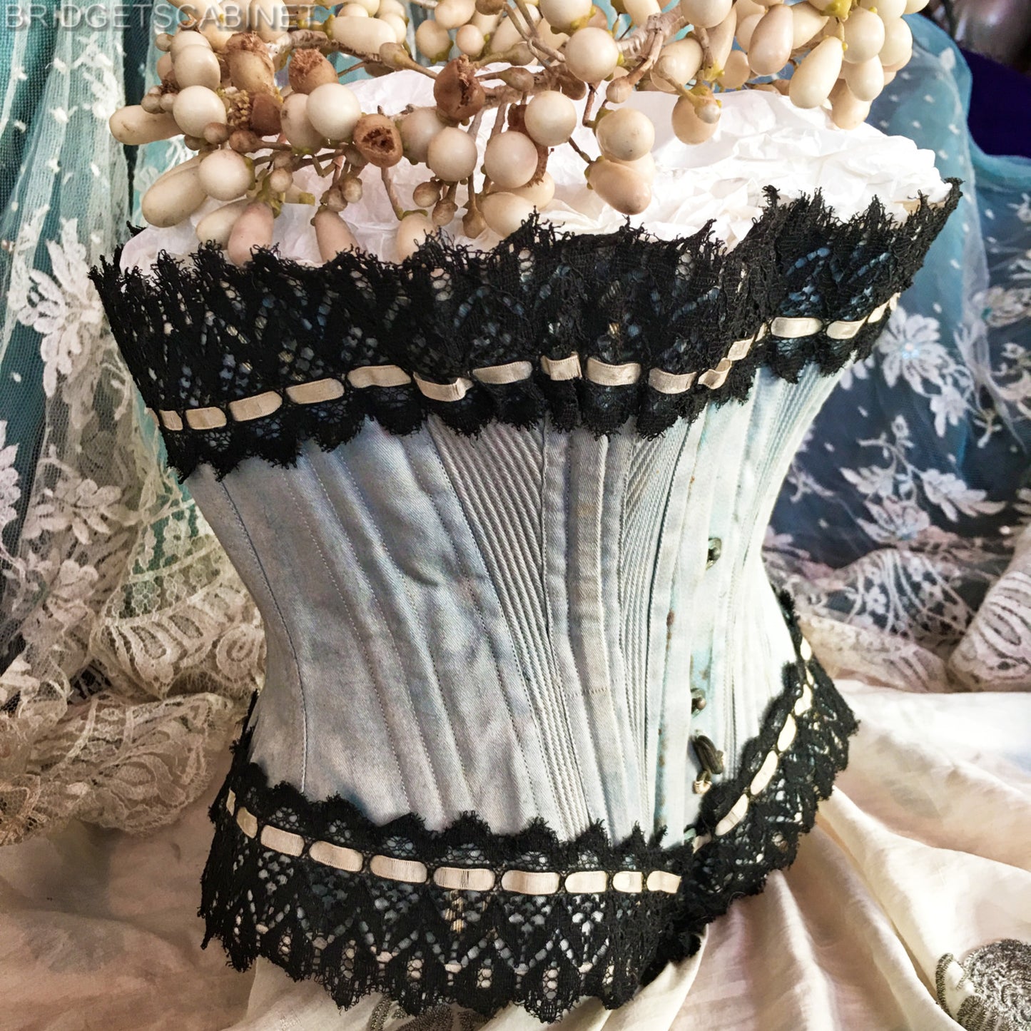 Antique Wasp Waist Corset Victorian