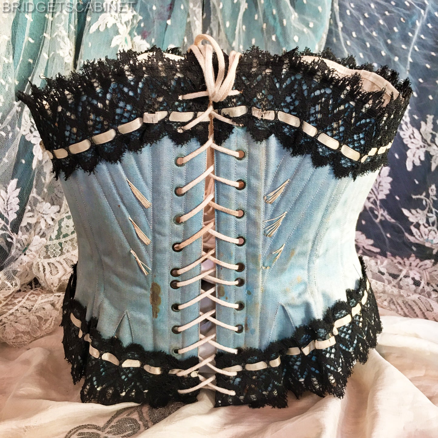 Antique Wasp Waist Corset Victorian