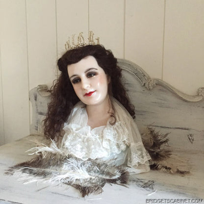 1900 Wax Mannequin Bust Part