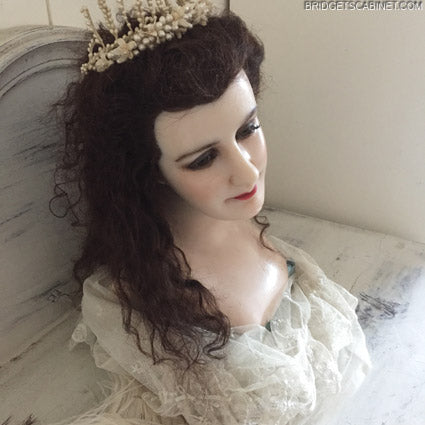 1900 Wax Mannequin Bust Part