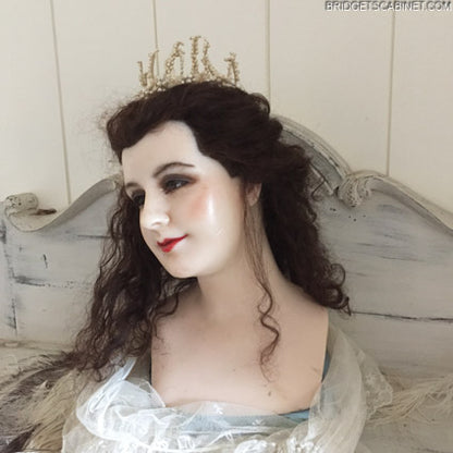 1900 Wax Mannequin Bust Part