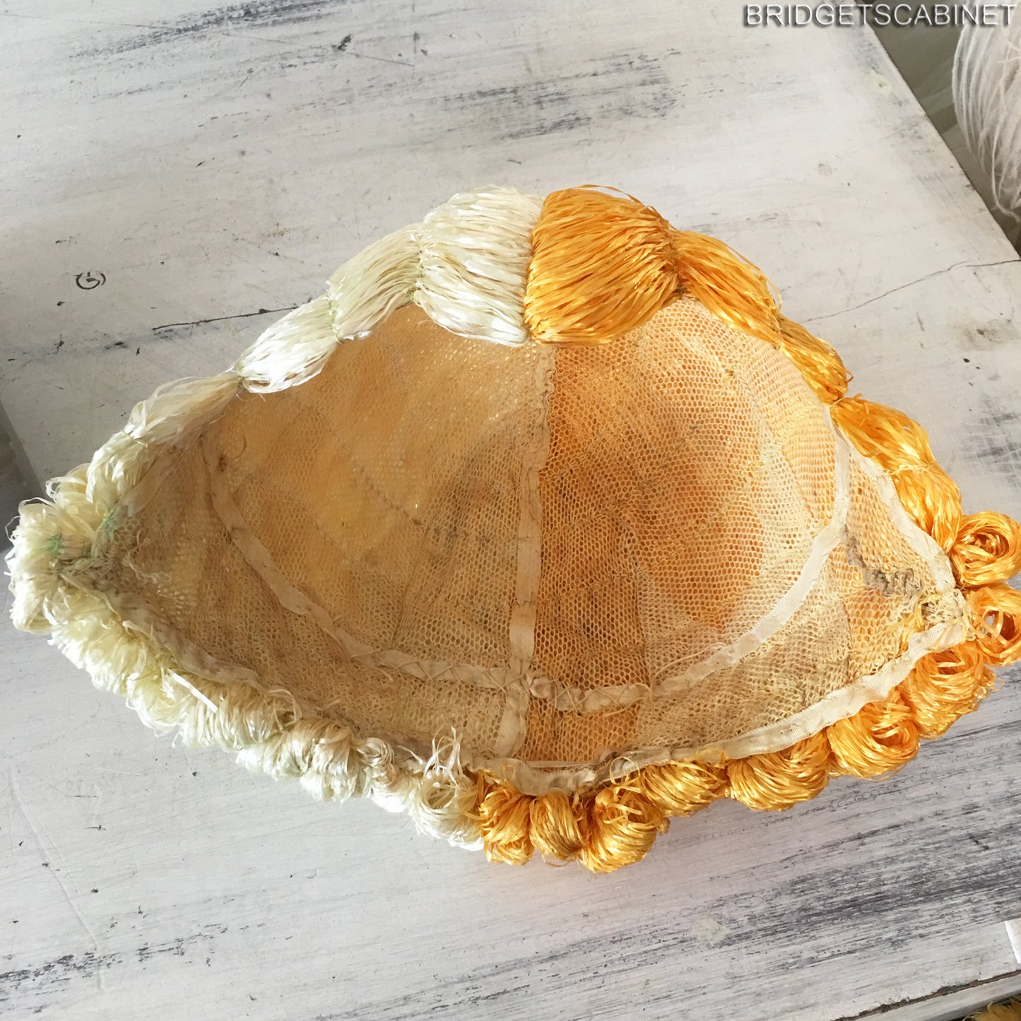 1920s 2-Colored Flapper Wig Gold