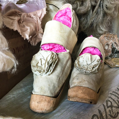 1800s Pattens with original Overshoes Shoes
