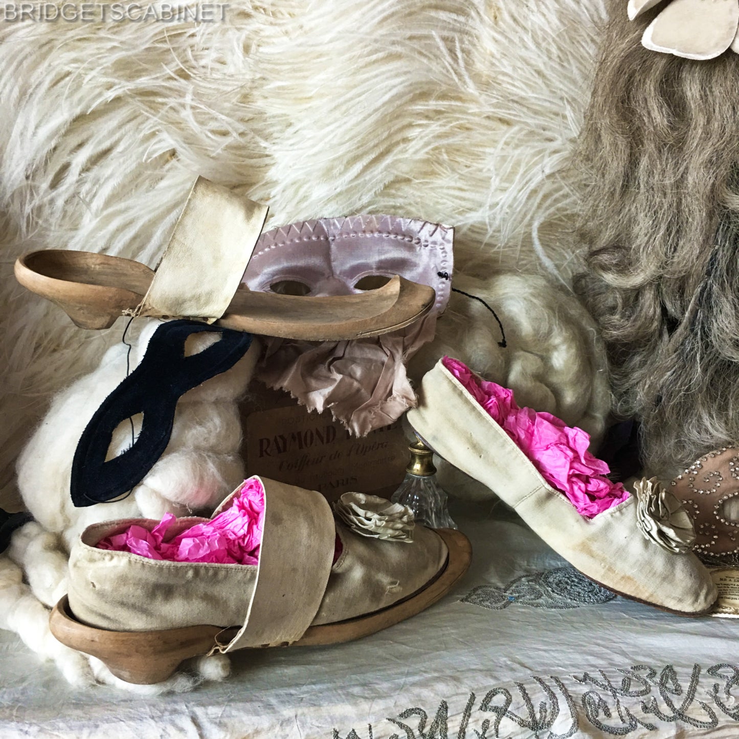 1800s Pattens with original Overshoes Shoes