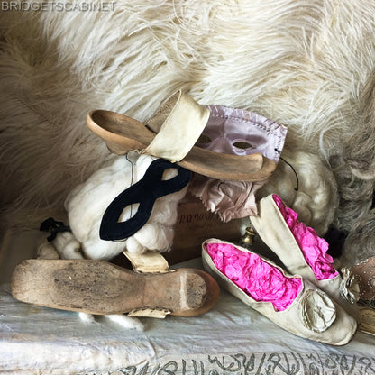 1800s Pattens with original Overshoes Shoes