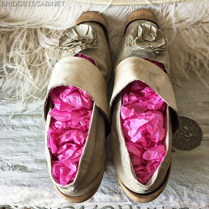 1800s Pattens with original Overshoes Shoes
