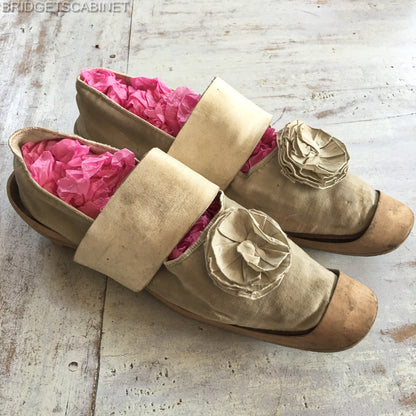 1800s Pattens with original Overshoes Shoes