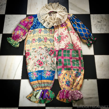 1930s French Clown Child Costume