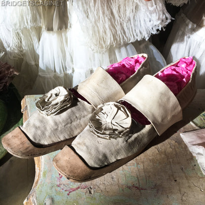 1800s Pattens with original Overshoes Shoes