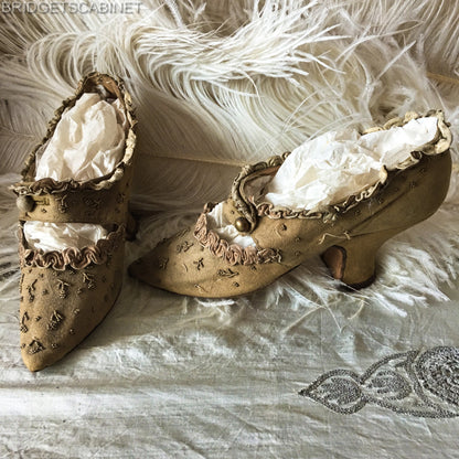 Early 19th. Century Marie-Antoinette Style Shoes