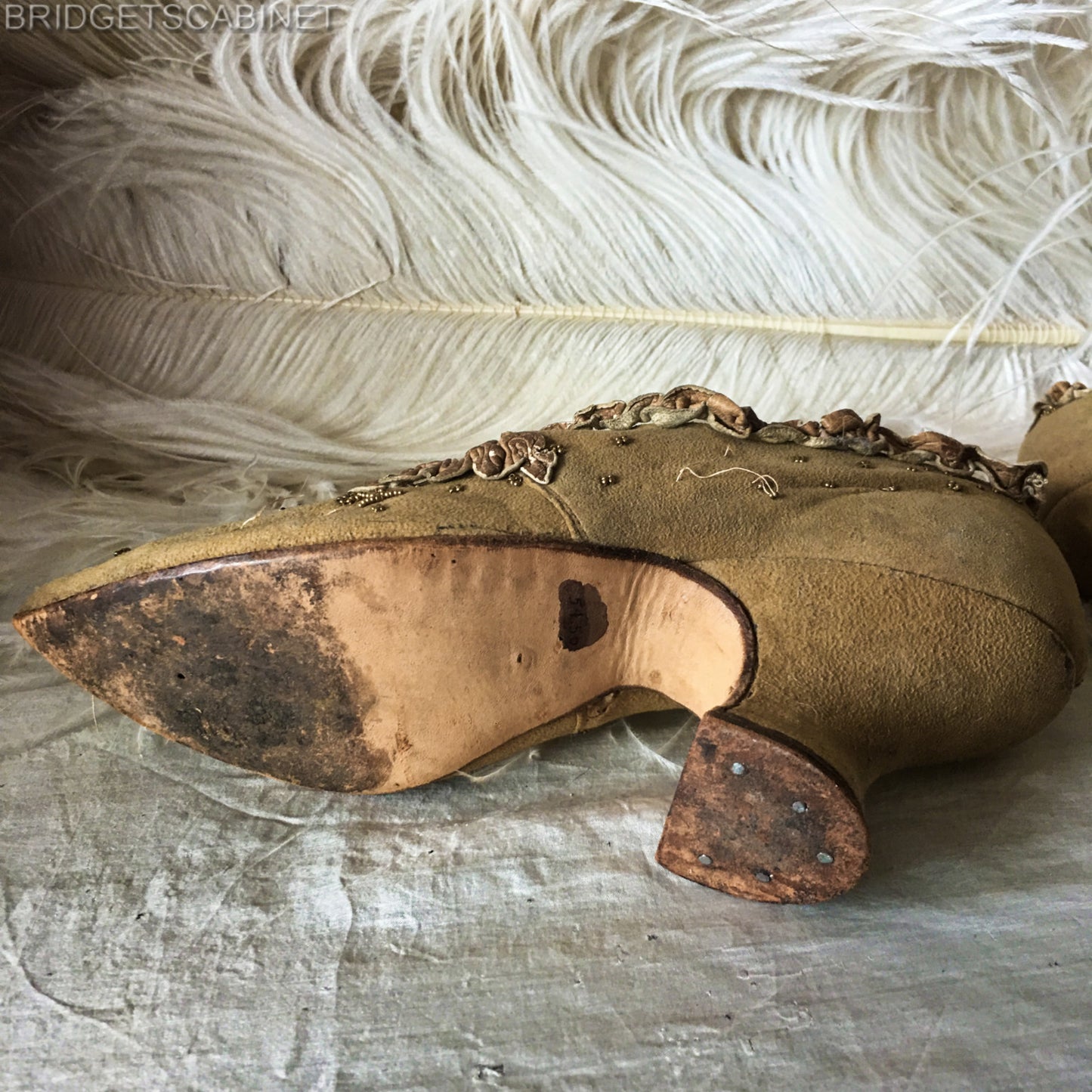 Early 19th. Century Marie-Antoinette Style Shoes