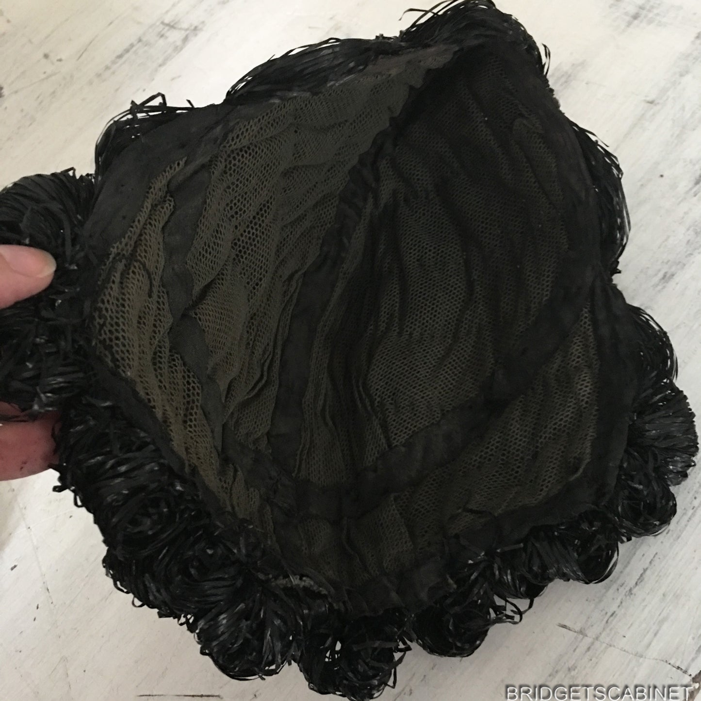 1920s Black Evening Flapper Wig