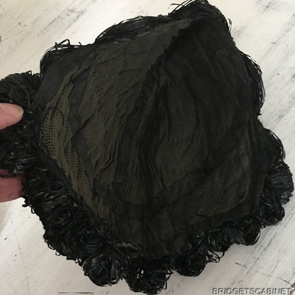 1920s Black Evening Flapper Wig
