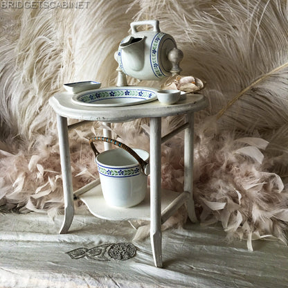 Antique French Doll Toilette Table