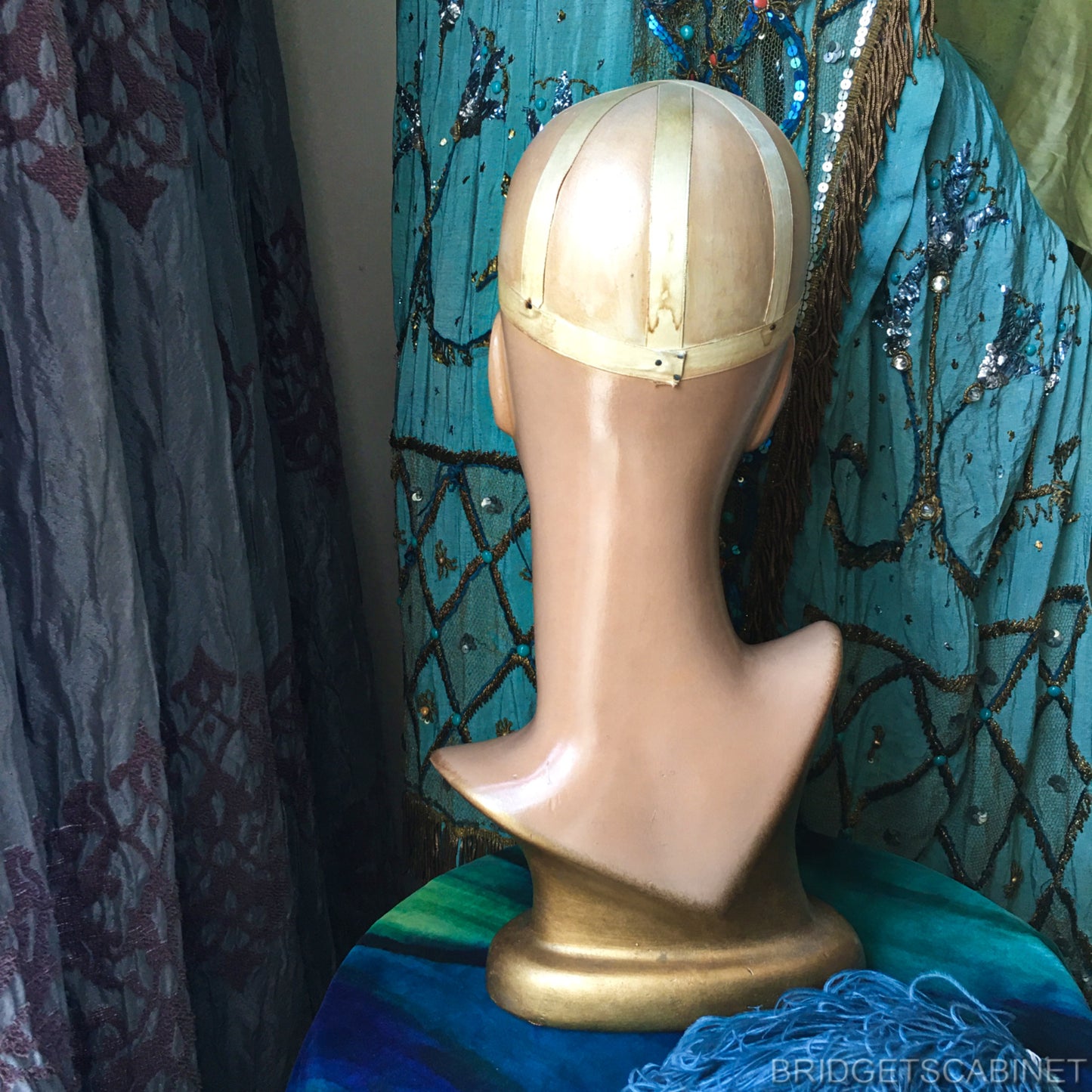 1920s Art Deco Wig Head Countertop