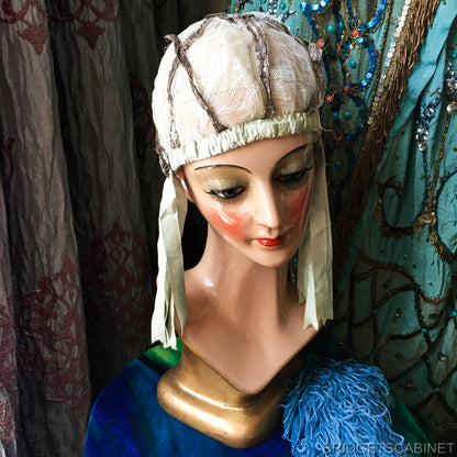 1920s Art Deco Wig Head Countertop