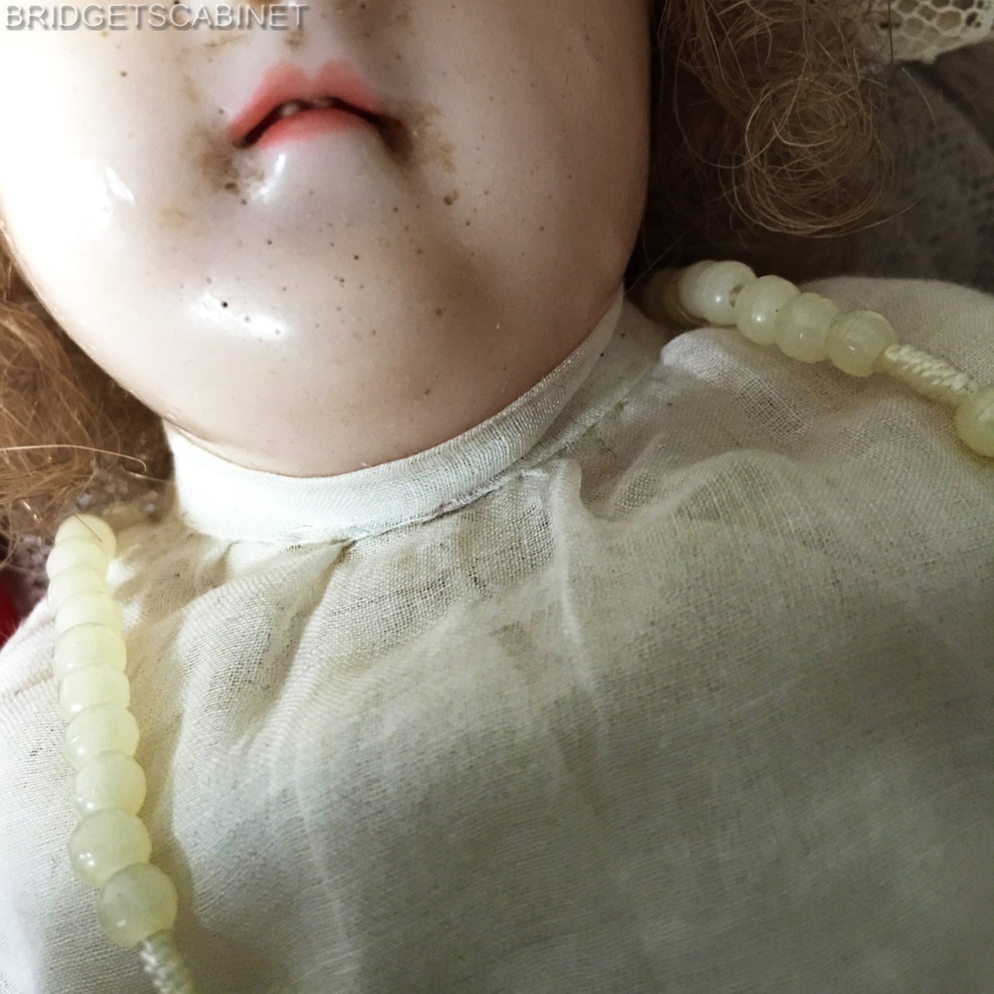 19th Century Wax Poured Baby Jesus Doll