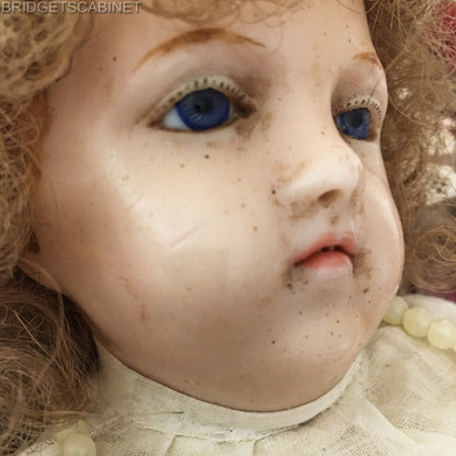 19th Century Wax Poured Baby Jesus Doll
