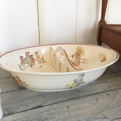 Antique Doll Wash Stand Cabinet