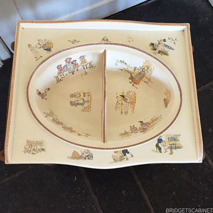 Antique Doll Wash Stand Cabinet