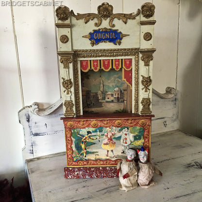 Guignol Puppet Theater 2 Puppets