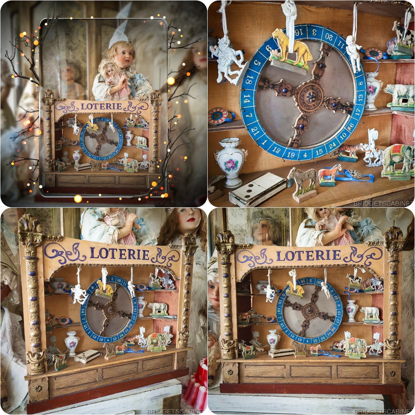 19th C. French Lotterie Toy